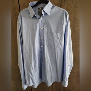 Blue button down
